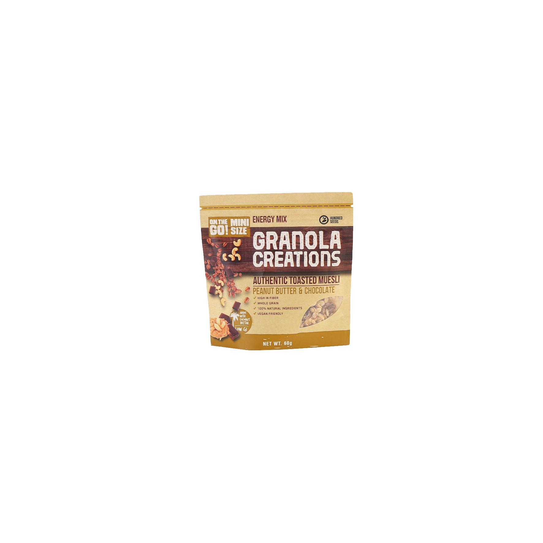 Mini Size Granola Creations Peanut Butter & Chocolate Inter Buana Mandiri