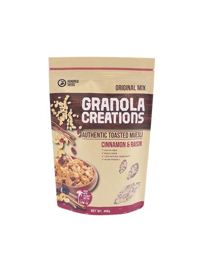 Granola Creations Cinnamon & Raisin 200 gram Inter Buana Mandiri