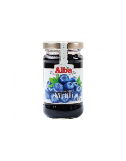 Alba Natural Blueberry Jam 250gr (Mirtilli) Inter Buana Mandiri