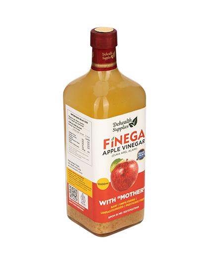 Dehealth Supplies Finega Apple Vinegar 1000ml Inter Buana Mandiri
