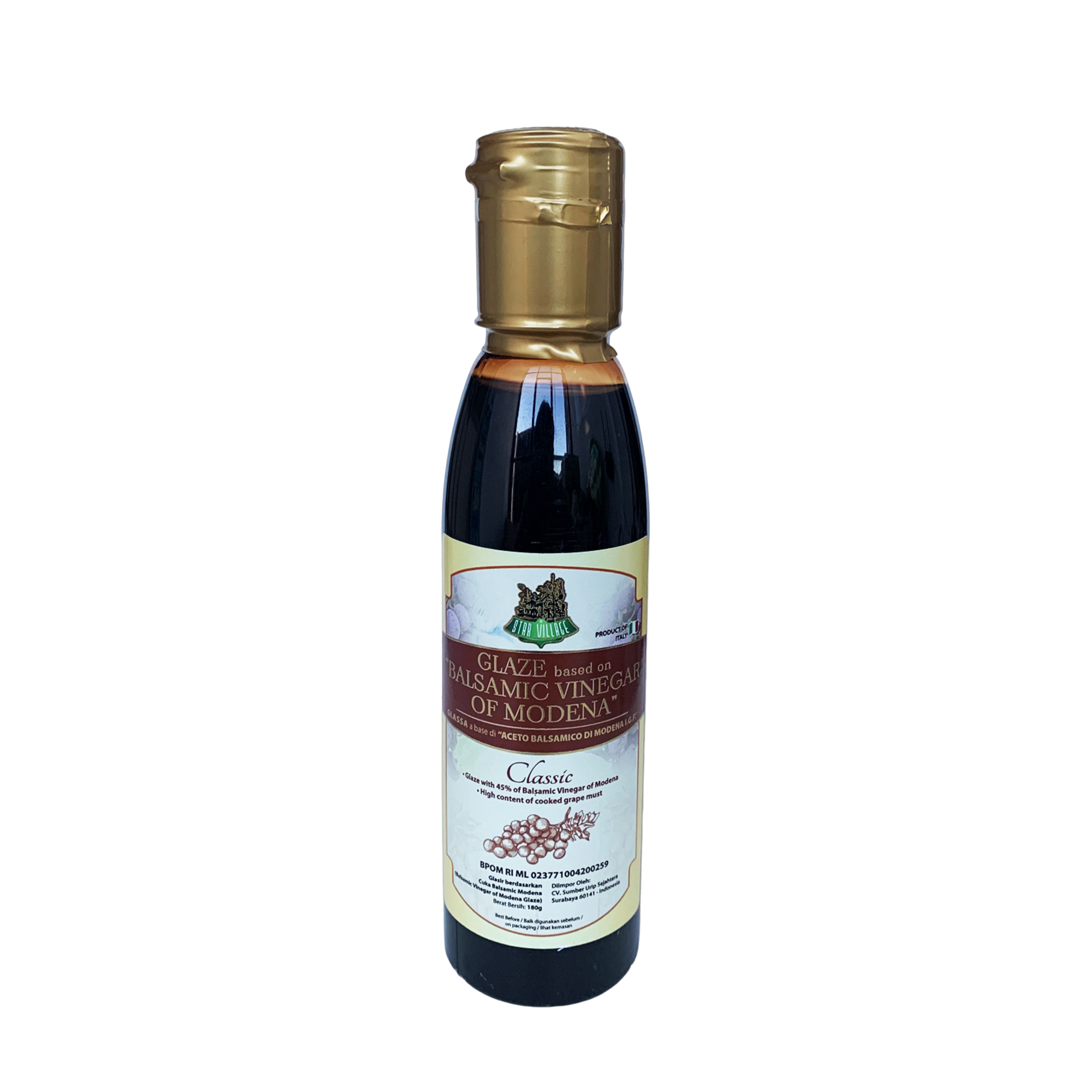 Star Village - Glaze Based on Balsamic Vinegar 180g Inter Buana Mandiri