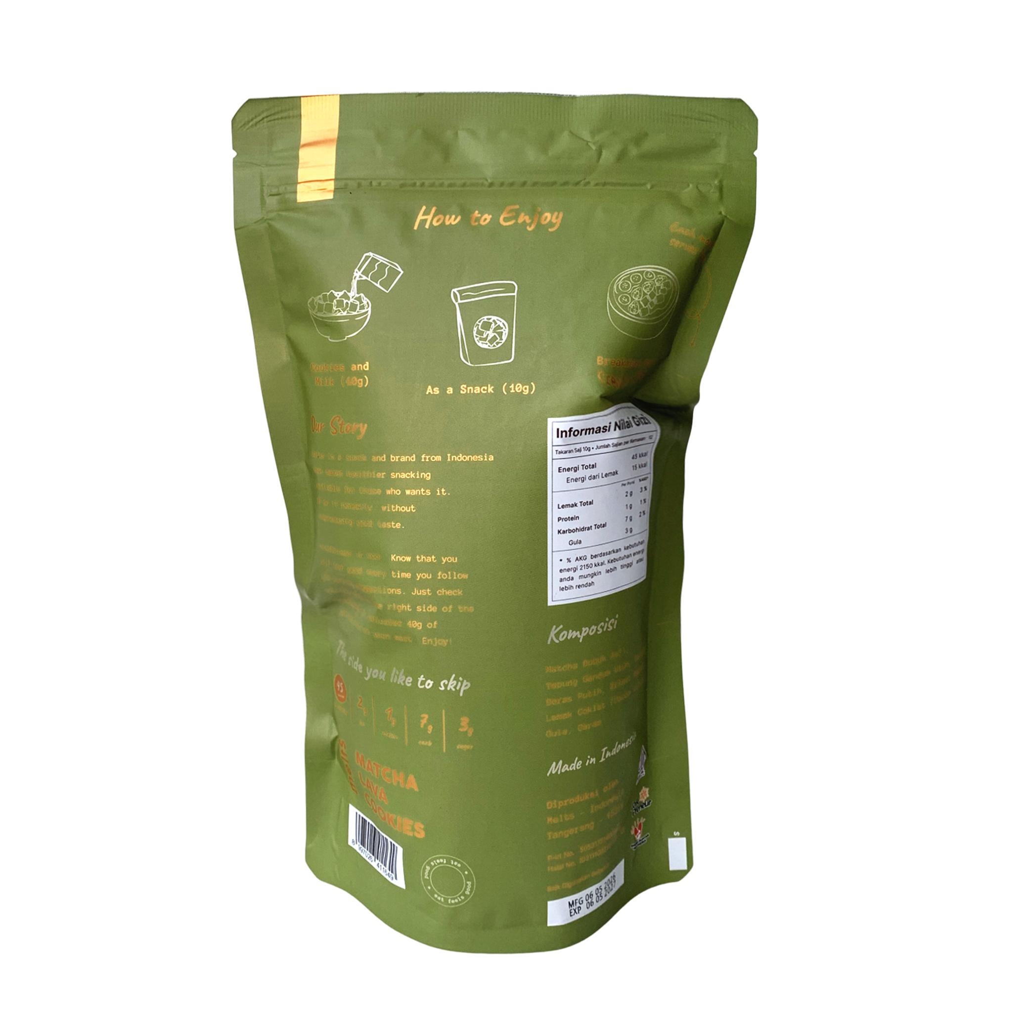 Melts Matcha Lava Cookies Inter Buana Mandiri