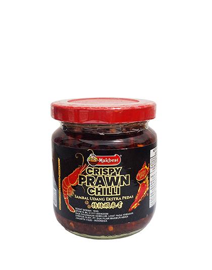 Makbest Crispy Prawn Chilli (Sambal Udang Ekstra Pedas) Inter Buana Mandiri